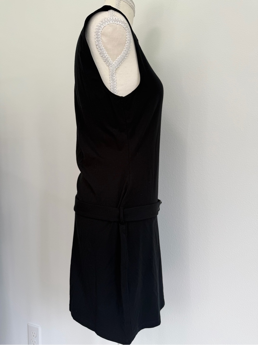 Reformation Jemma Belted Mini Dress Minimalist Quiet Luxury Date Night  Size L - Picture 9 of 10